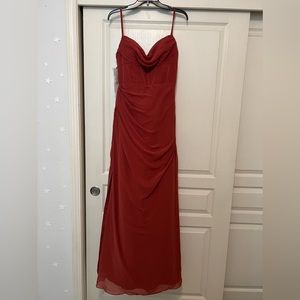 Azazie dress x Kendall and Kylie in Terracotta